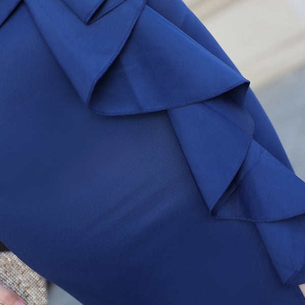 Vestido de Fiesta Talla M — Azul — Entrega Inmediata