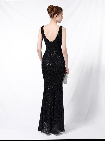 Vestido de Fiesta Talla XXXL — Negro — Entrega Inmediata