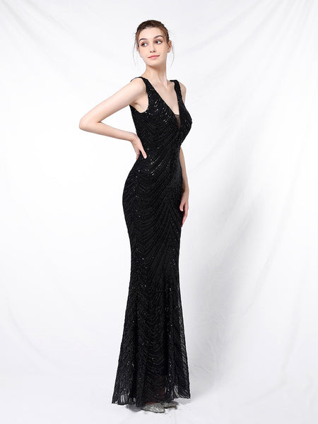 Vestido de Fiesta Talla XXXL — Negro — Entrega Inmediata