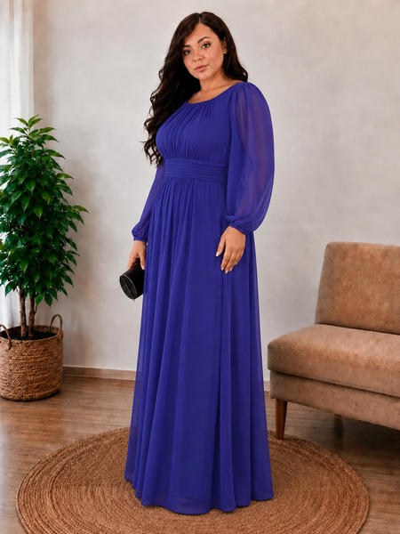 Vestido de Fiesta Talla XL — Azul Rey — Entrega Inmediata