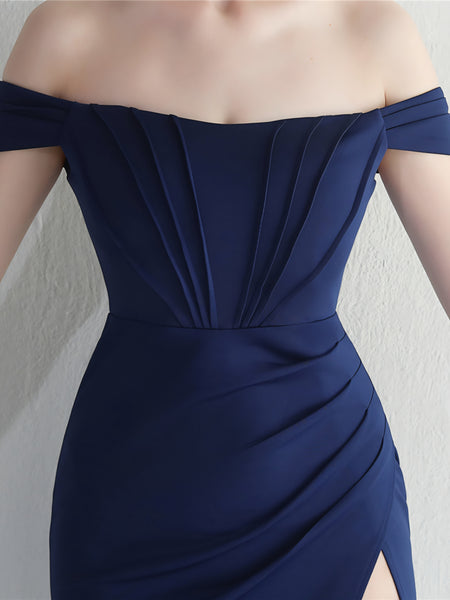 Vestido de Fiesta Talla S — Azul — Entrega Inmediata
