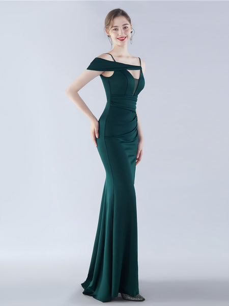 Vestido de Fiesta Talla M — Verde — Entrega Inmediata