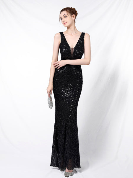 Vestido de Fiesta Talla XXXL — Negro — Entrega Inmediata