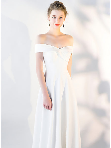 Vestido de Novia Talla XL — Blanco — Entrega Inmediata