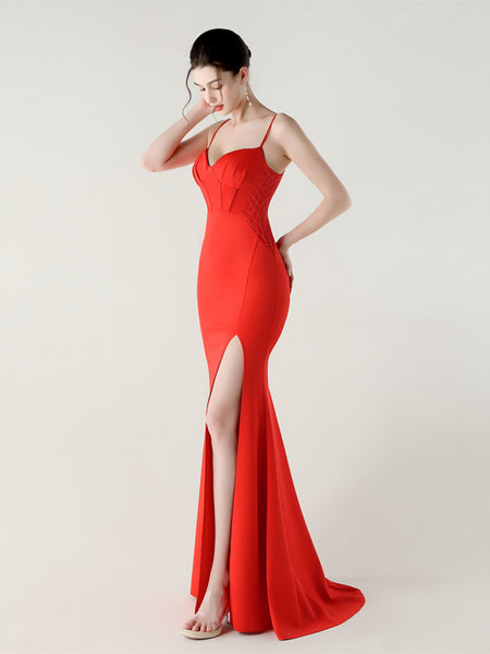 Vestido de Fiesta Talla XS — Rojo — Entrega Inmediata