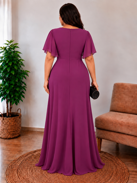 Vestido de Fiesta Talla XXL 16 — Fucsia — Entrega Inmediata