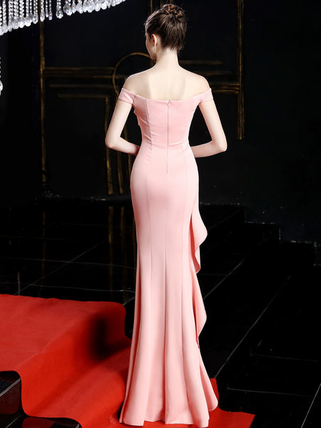 Vestido Largo de Fiesta Talla XS — Rosa — Entrega Inmediata