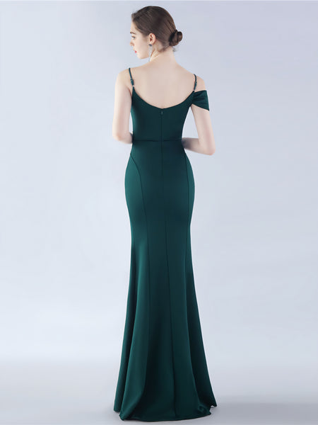 Vestido de Fiesta Talla M — Verde — Entrega Inmediata