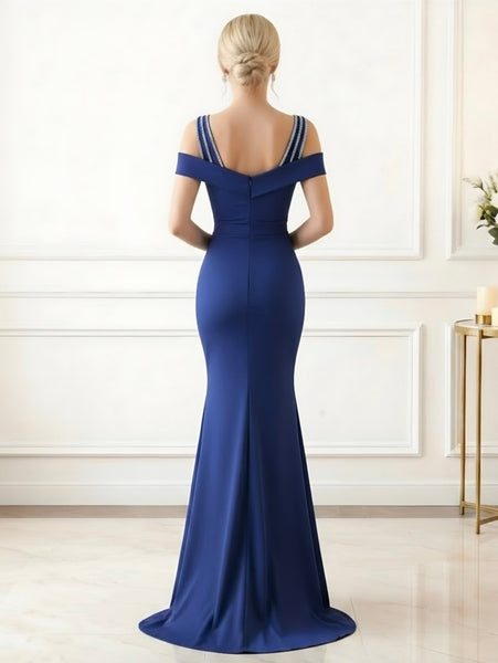 Vestido de Fiesta Talla L — Azul Rey — Entrega Inmediata