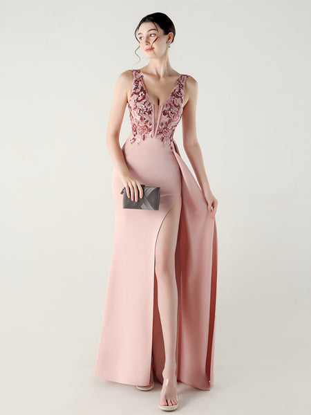 Vestido de Fiesta Talla XS — Beige — Entrega Inmediata
