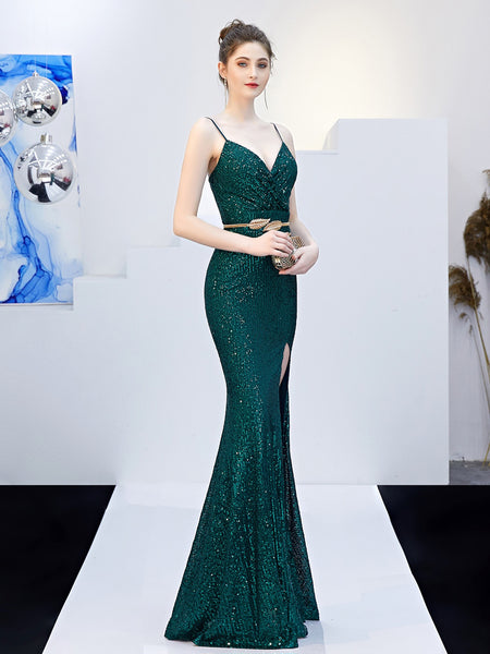 Vestido de Fiesta Talla M — Verde — Entrega Inmediata