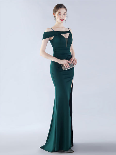 Vestido de Fiesta Talla M — Verde — Entrega Inmediata