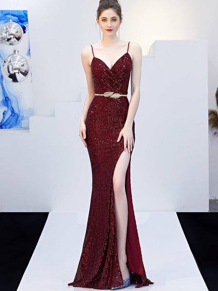 Vestido de Fiesta Talla XS — Burdeo — Entrega Inmediata