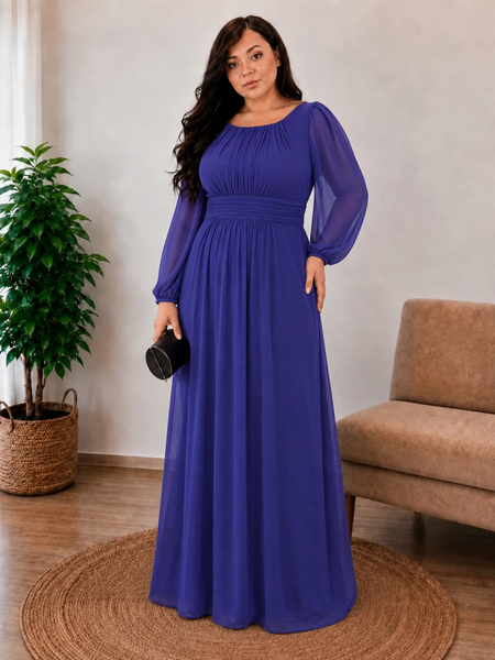 Vestido de Fiesta Talla XL — Azul Rey — Entrega Inmediata
