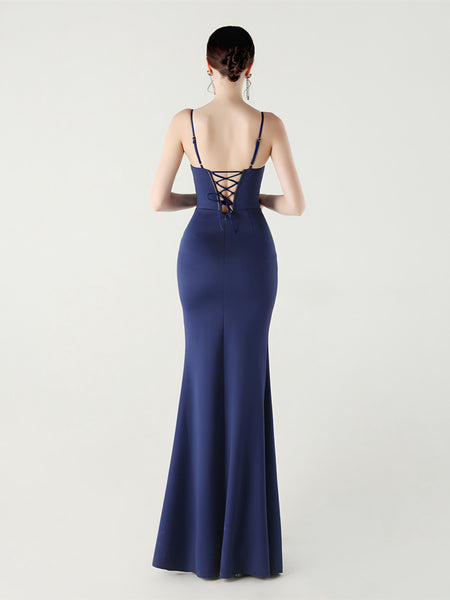 Vestido de Fiesta Talla M — Azul — Entrega Inmediata