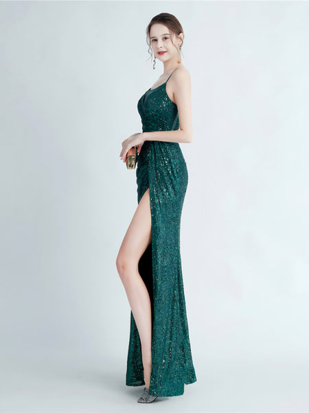 Vestido de Fiesta Talla XXXL — Verde — Entrega Inmediata