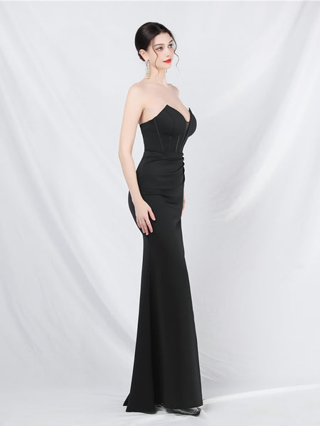 Vestido de Fiesta Talla S — Negro — Entrega Inmediata