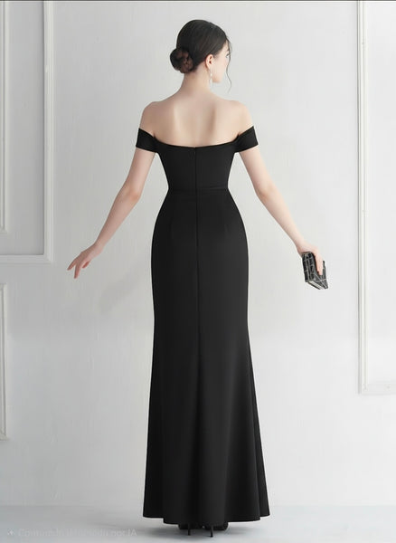 Vestido de Fiesta Talla S — Negro — Entrega Inmediata