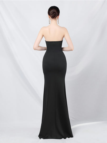 Vestido de Fiesta Talla S — Negro — Entrega Inmediata