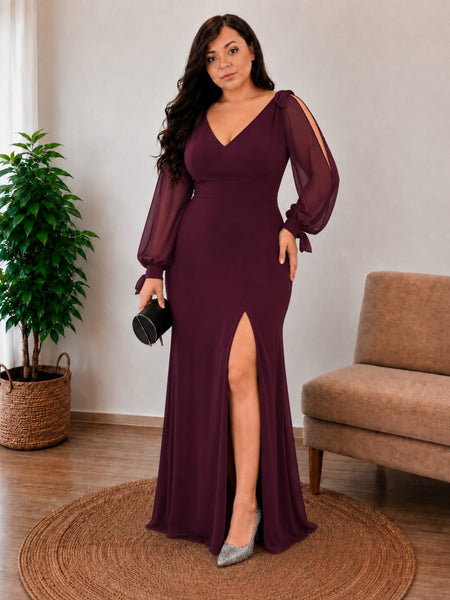 Vestido de Fiesta Talla XL — Malva — Entrega Inmediata