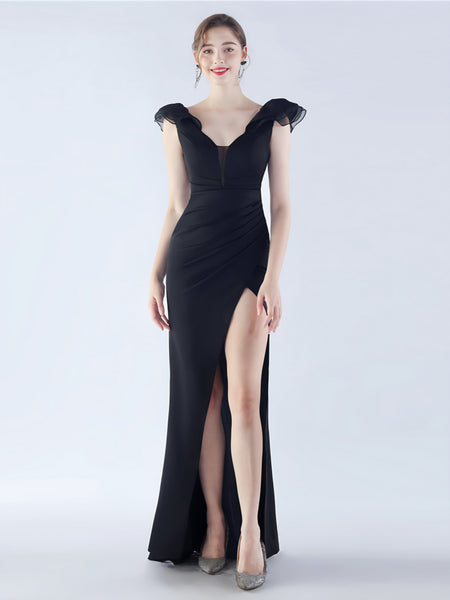 Vestido de Fiesta Talla L — Negro — Entrega Inmediata