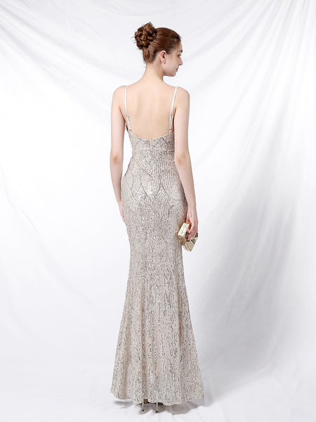 Vestido de Fiesta Talla XS — Plateado — Entrega Inmediata