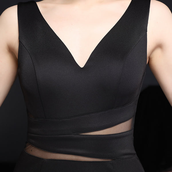 Vestido Largo de Fiesta Talla M — Negro— Entrega Inmediata